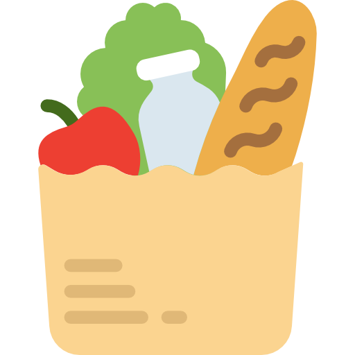 Icon of a grocery bag